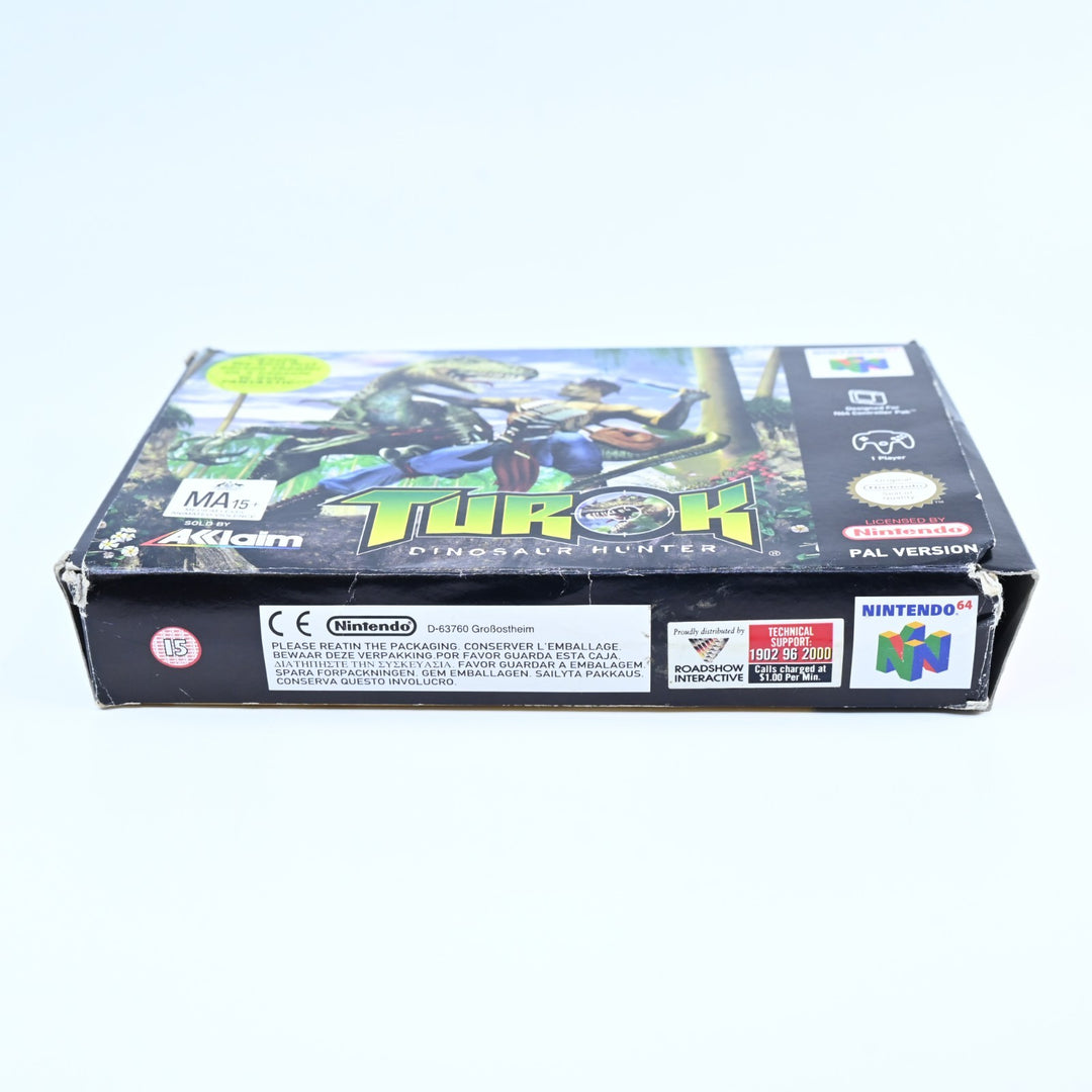 Turok: Dinosaur Hunter - N64 / Nintendo 64 Boxed Game - PAL - FREE POST!