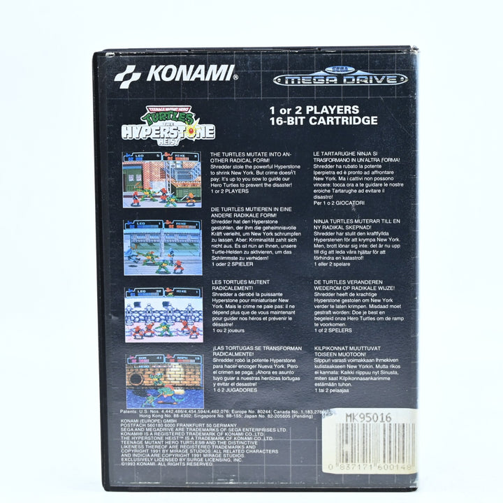 Teenage Mutant Ninja Turtles: The Hyperstone Heist - Sega Mega Drive Game