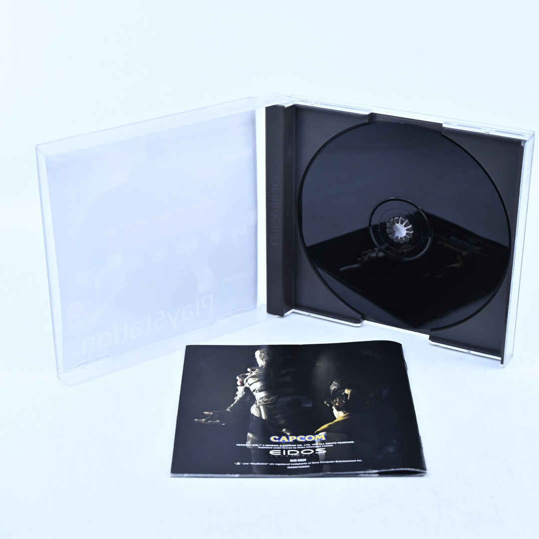 Resident Evil 3 Nemesis - Sony Playstation 1 / PS1 Game + Manual - PAL