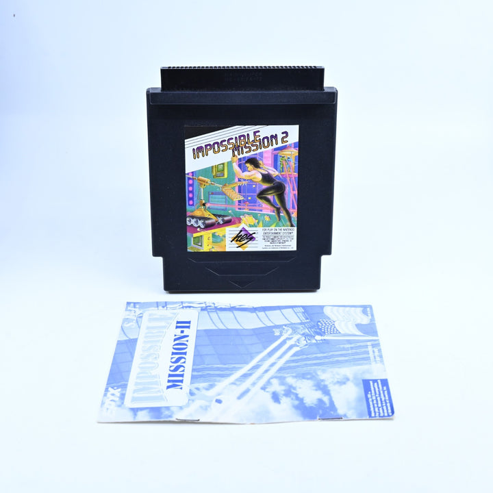 Impossible Mission 2 - Piggyback Cartridge - H.E.S / NES Game - PAL