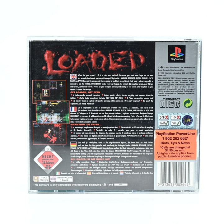 Loaded - Sony Playstation 1 / PS1 Game - PAL - MINT DISC!