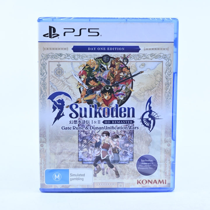 SEALED! Suikoden I&II HD Remaster Gate Rune & Dunan Unification Wars -  PS5 Game