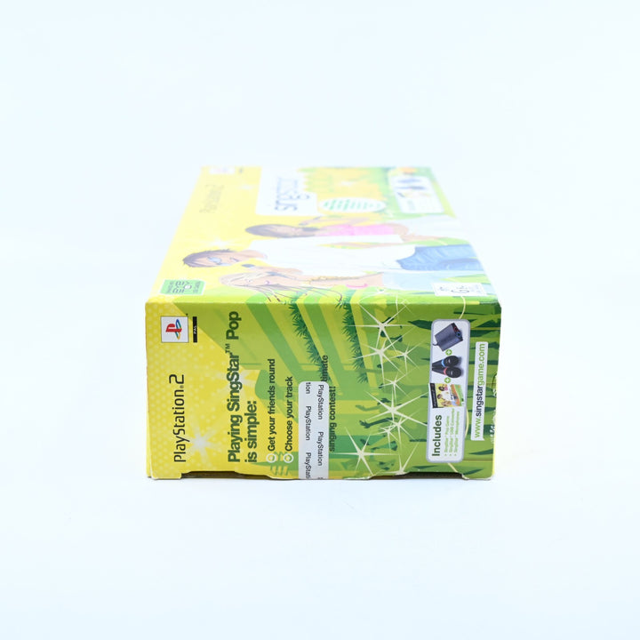 Singstar Pop + Microphones & Connector - PS2 Game + Manual - PAL - MINT DISC!