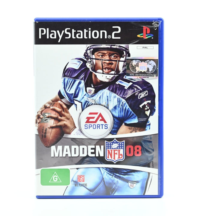 Madden NFL 08 - Sony Playstation 2 / PS2 Game -No Manual - PAL - MINT DISC!