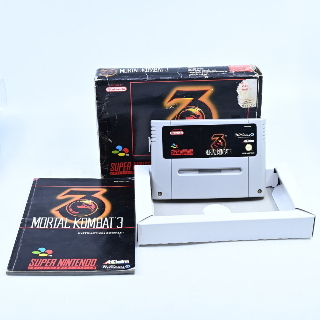 Mortal Kombat 3 - Super Nintendo / SNES Boxed Game - PAL - FREE POST!