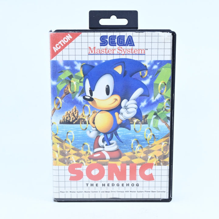 Sonic The Hedgehog - Sega Master System Game + Manual - PAL - FREE POST!