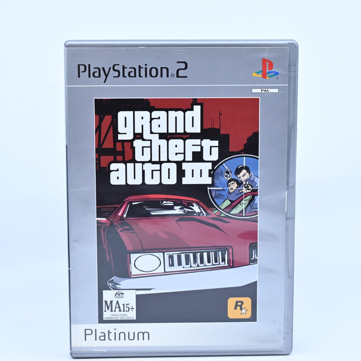 Grand Theft Auto III 3 - Sony Playstation 2 / PS2 Game + Manual - PAL