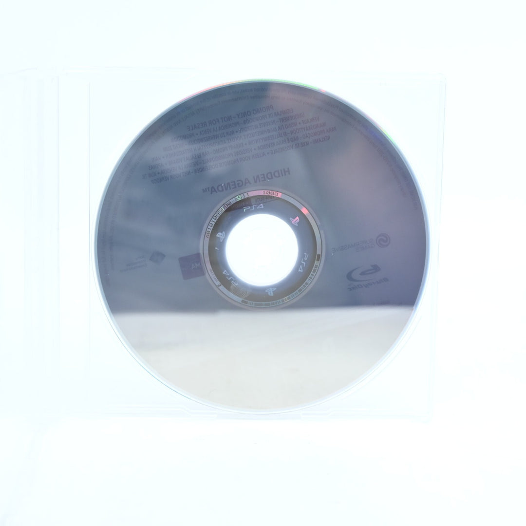 Hidden Agenda - Promo Disc - PS4 Game - Disc Only - MINT DISC!