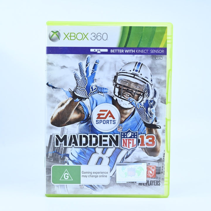 Madden NFL 13 - Xbox 360 Game + Manual - PAL - MINT DISC!
