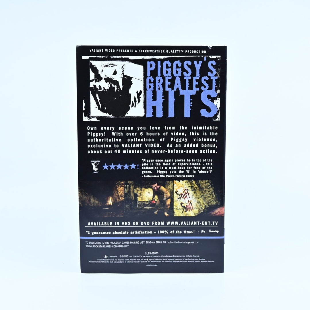 Manhunt - Sony Playstation 2 / PS2 Game + Manual - PAL - MINT DISC!