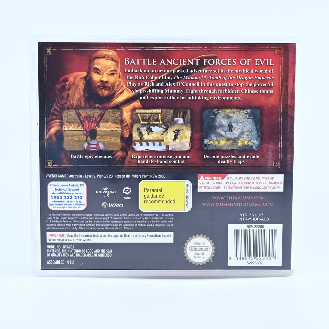 The Mummy: Tomb Of The Dragon Emperor - Nintendo DS Game - PAL + Manual