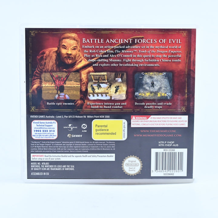 The Mummy: Tomb Of The Dragon Emperor - Nintendo DS Game - PAL + Manual