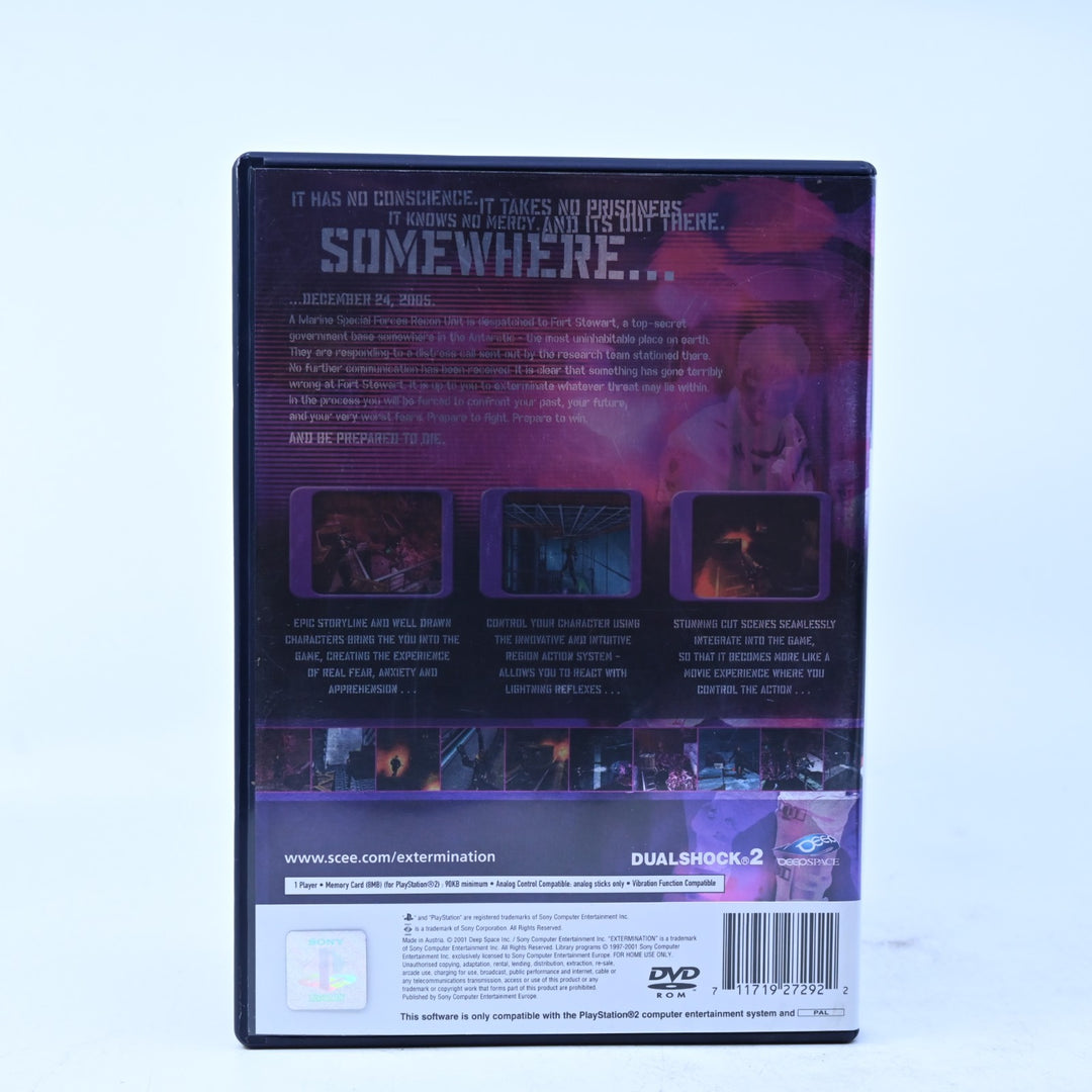 Extermination - Sony Playstation 2 / PS2 Game + Manual - PAL - MINT DISC!