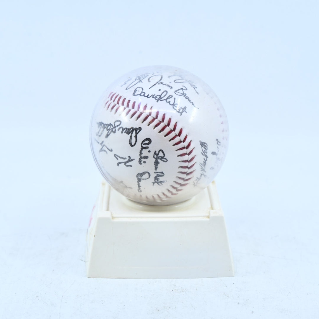 1991 Minnesota Twins World Series Team Autographed Stamped Baseball - Toy