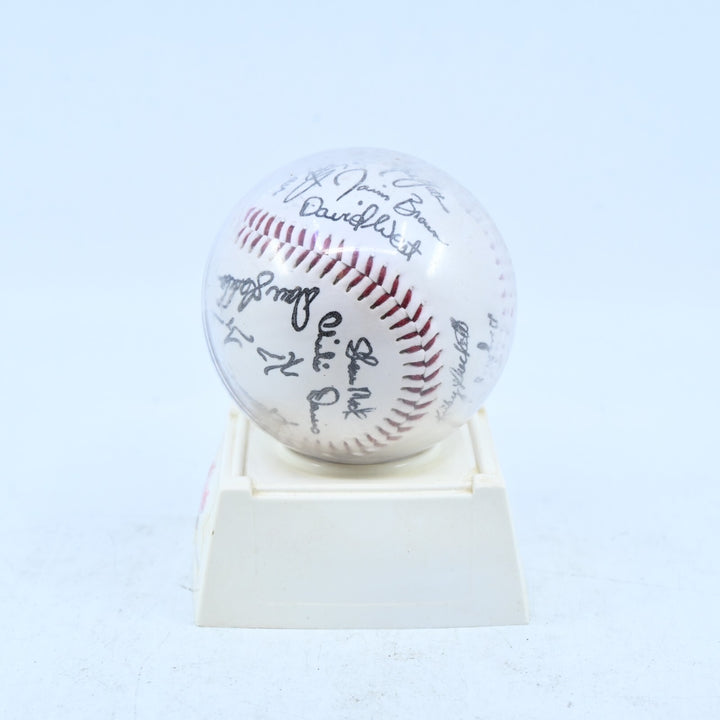 1991 Minnesota Twins World Series Team Autographed Stamped Baseball - Toy
