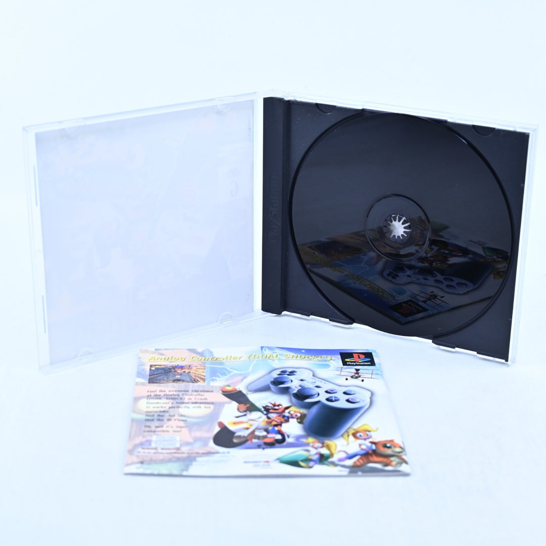 Crash Bandicoot 3 Warped - Sony Playstation 1 / PS1 Game + Manual - PAL