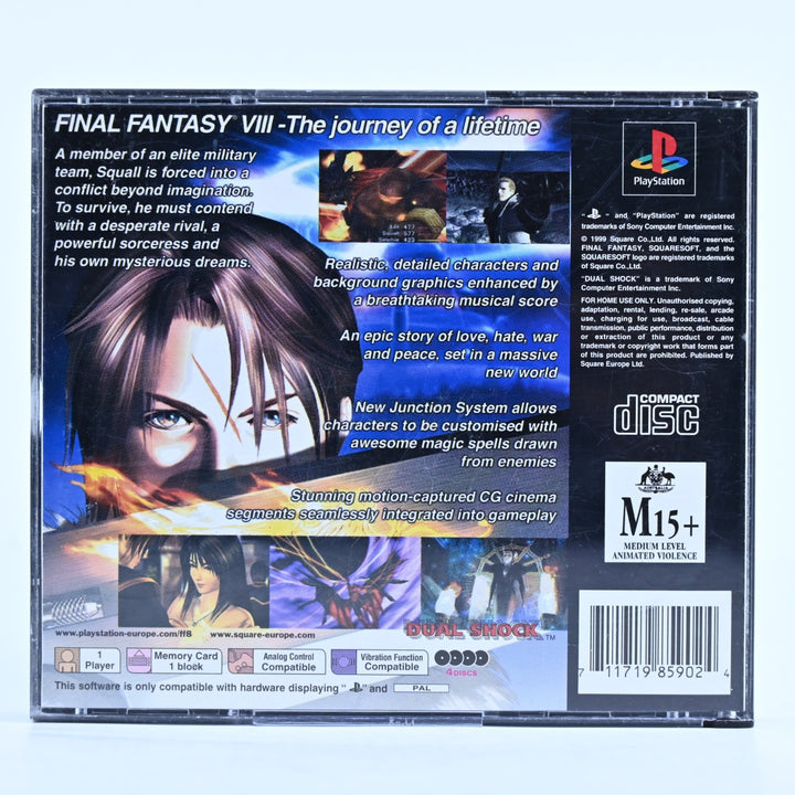 Final Fantasy VIII - Sony Playstation 1 / PS1 Game - No Manual - PAL
