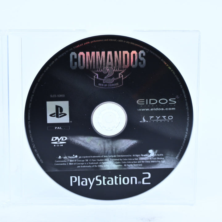 Commandos 2: Men of Courage - PS2 Game - Disc Only - PAL - MINT DISC!