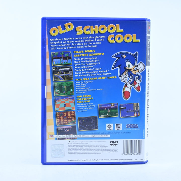 Sonic Mega Collection Plus - Sony Playstation 2 / PS2 Game + Manual - PAL