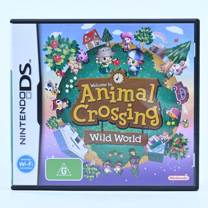 Animal Crossing Wild World - Nintendo DS Game - PAL + Manual - FREE POST!