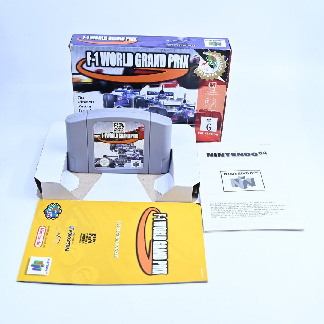 F-1 World Grand Prix - N64 / Nintendo 64 Boxed Game - PAL - FREE POST!