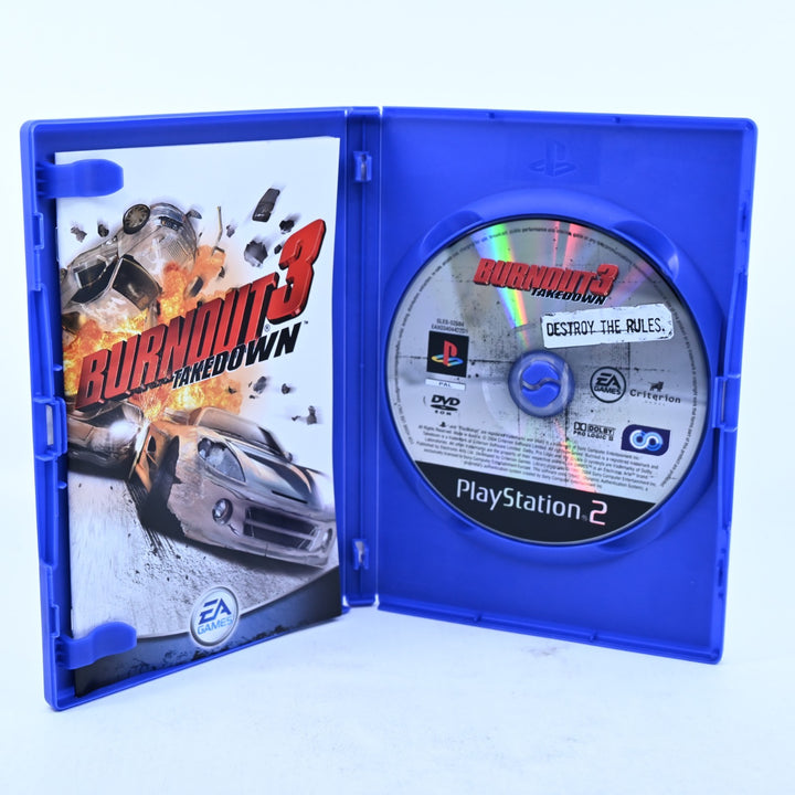 Burnout 3: Takedown - Sony Playstation 2 / PS2 Game + Manual - PAL - MINT DISC!