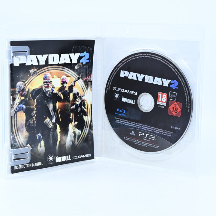 PayDay 2 - Sony Playstation 3 / PS3 Game + Manual - FREE POST!