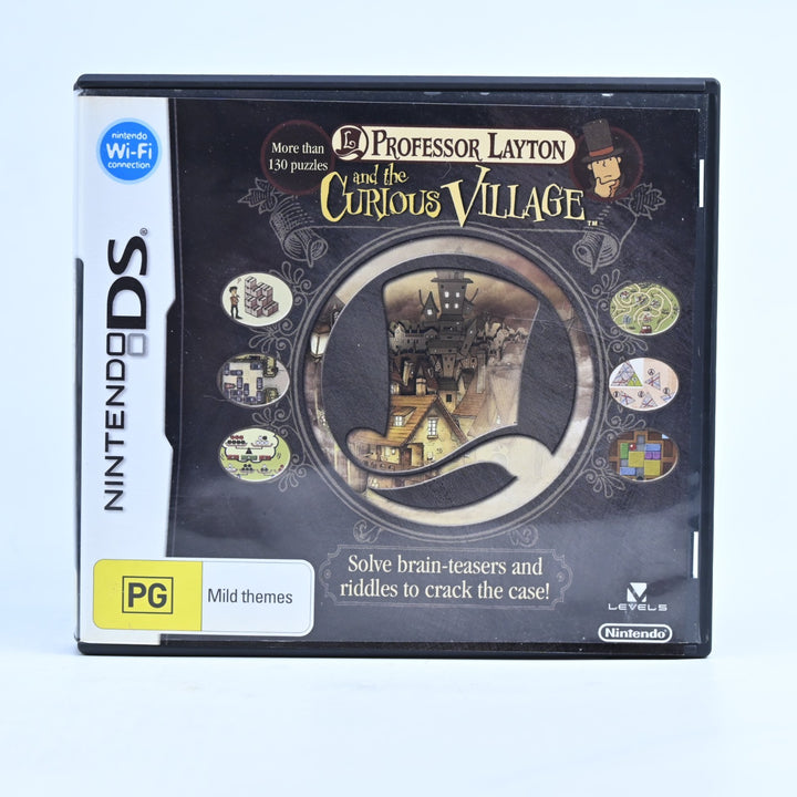 Professor Layton and the Curious Village - Nintendo DS Game - PAL + Manual
