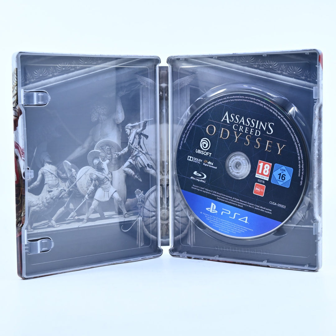Assassin's Creed Odyssey - Playstation 4 / PS4 Game + Steelbook - MINT DISC!