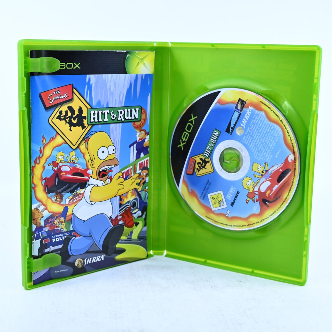 The Simpsons Hit & Run - Original Xbox Game + Manual - PAL
