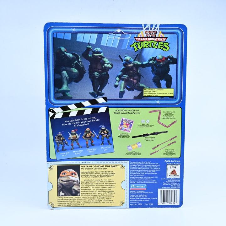 Movie Star Mike Teenage Mutant Ninja Turtles / TMNT  Playmates 1980's Figure Toy