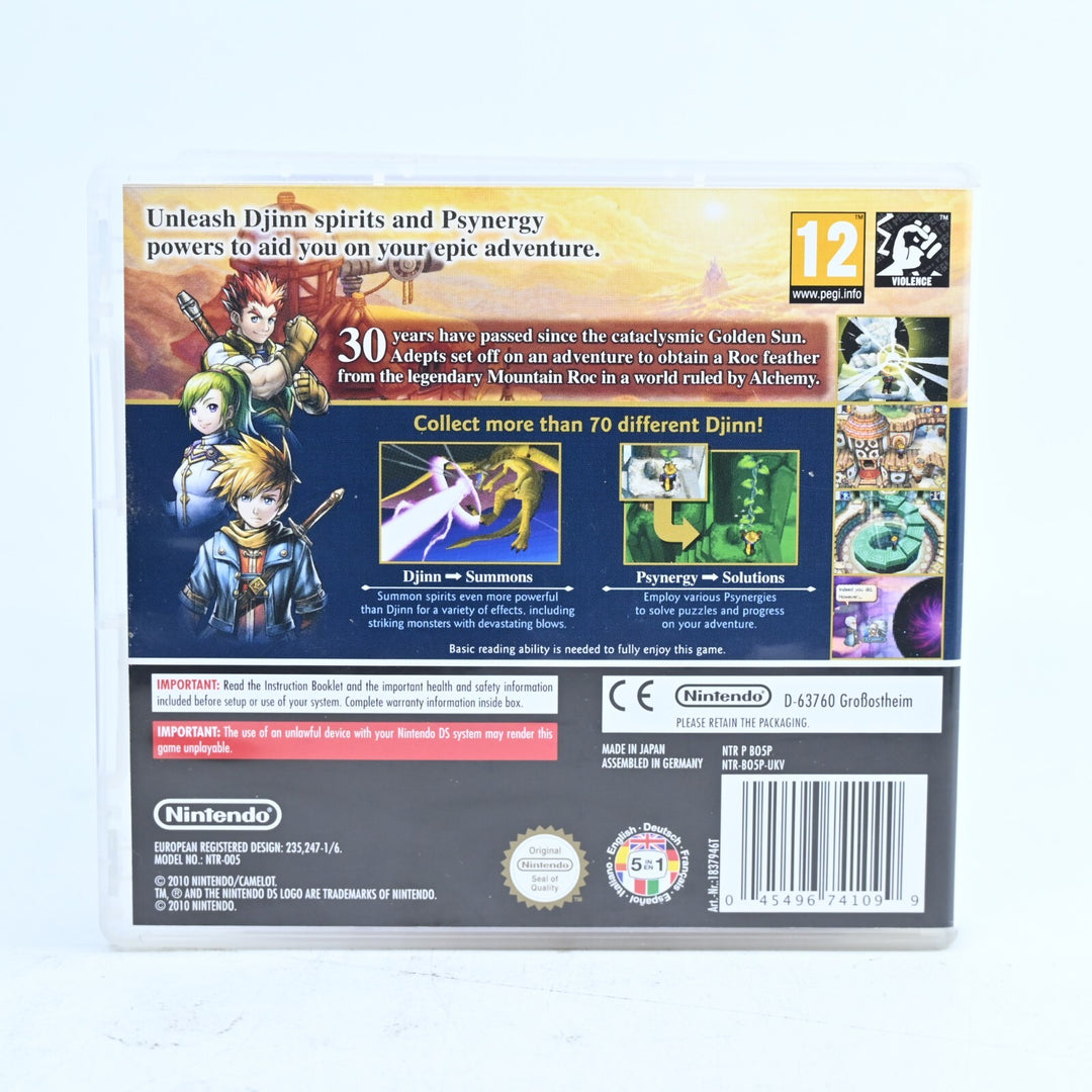 Golden Sun: Dark Dawn - Nintendo DS Game - PAL + Manual - FREE POST!