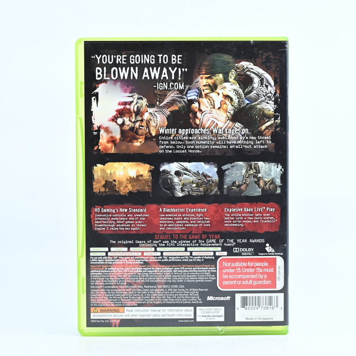 Gears of War 2 - Xbox 360 Game + Manual - PAL - MINT DISC!