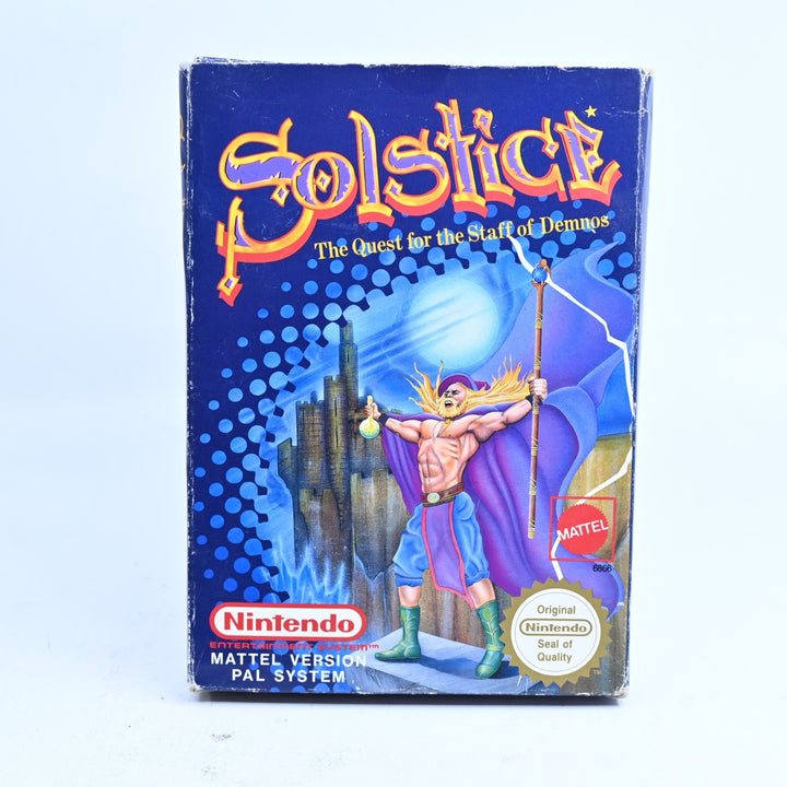 Solstice: The Quest for the Staff of Demnos - NES Boxed Game - PAL - FREE POST!