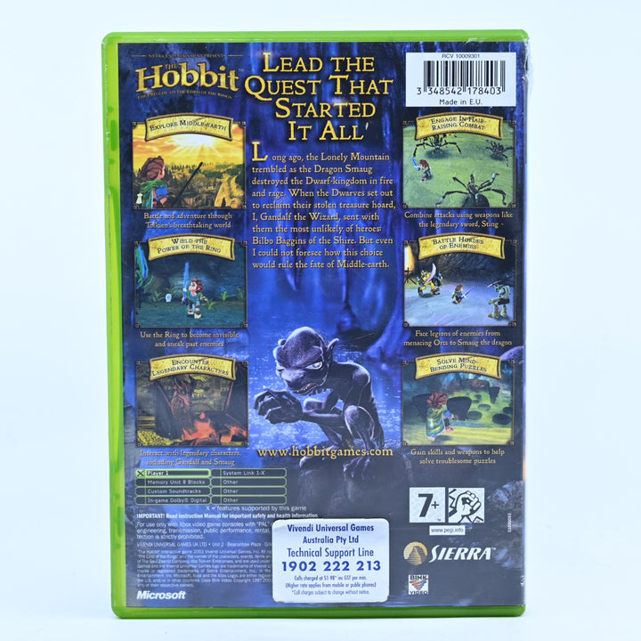 The Hobbit - Original Xbox Game + Manual - PAL - MINT DISC!