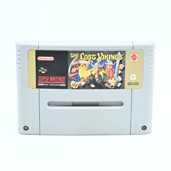 The Lost Vikings - Super Nintendo / SNES Game - PAL - FREE POST!