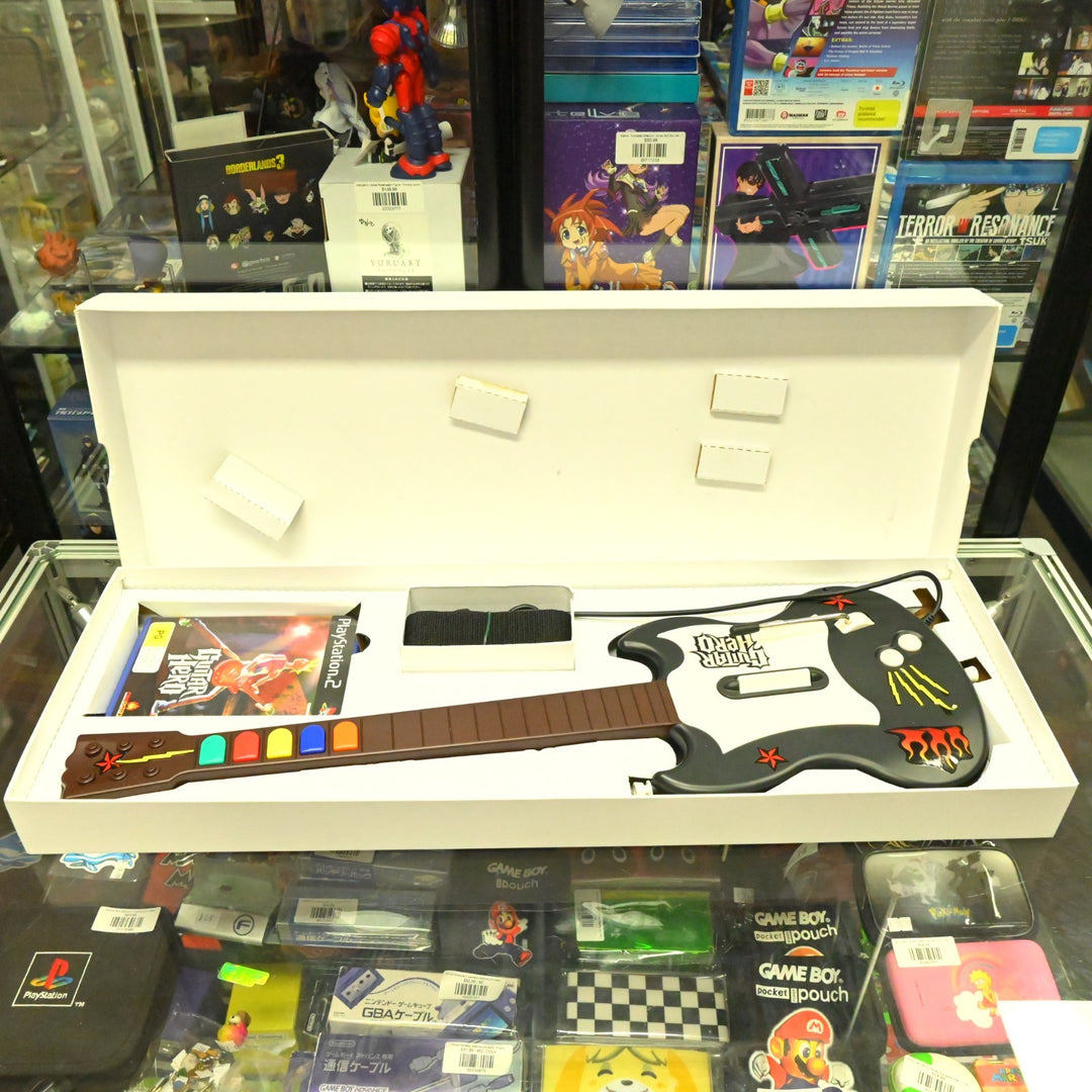 BOXED Guitar Hero Game + Guitar Controller - PS2 Game / PS2 Accessory - PAL