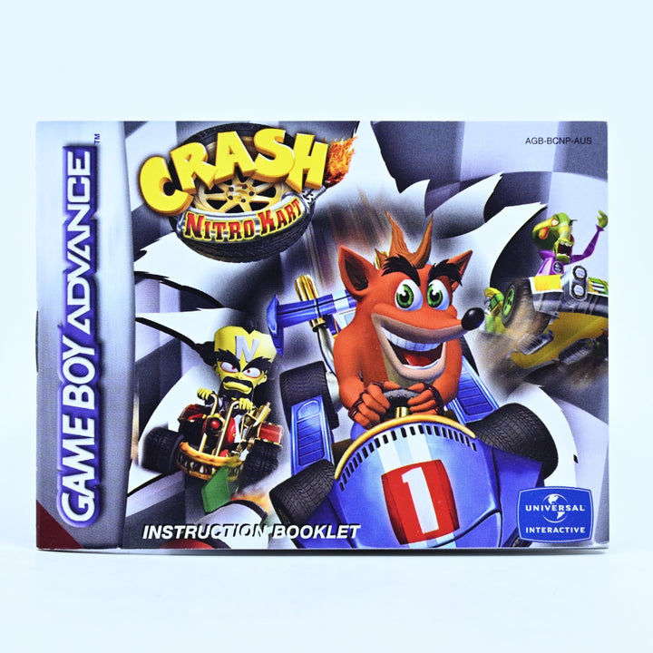 Crash Nitro Kart - Nintendo Gameboy Advance / GBA Boxed Game - PAL - FREE POST!