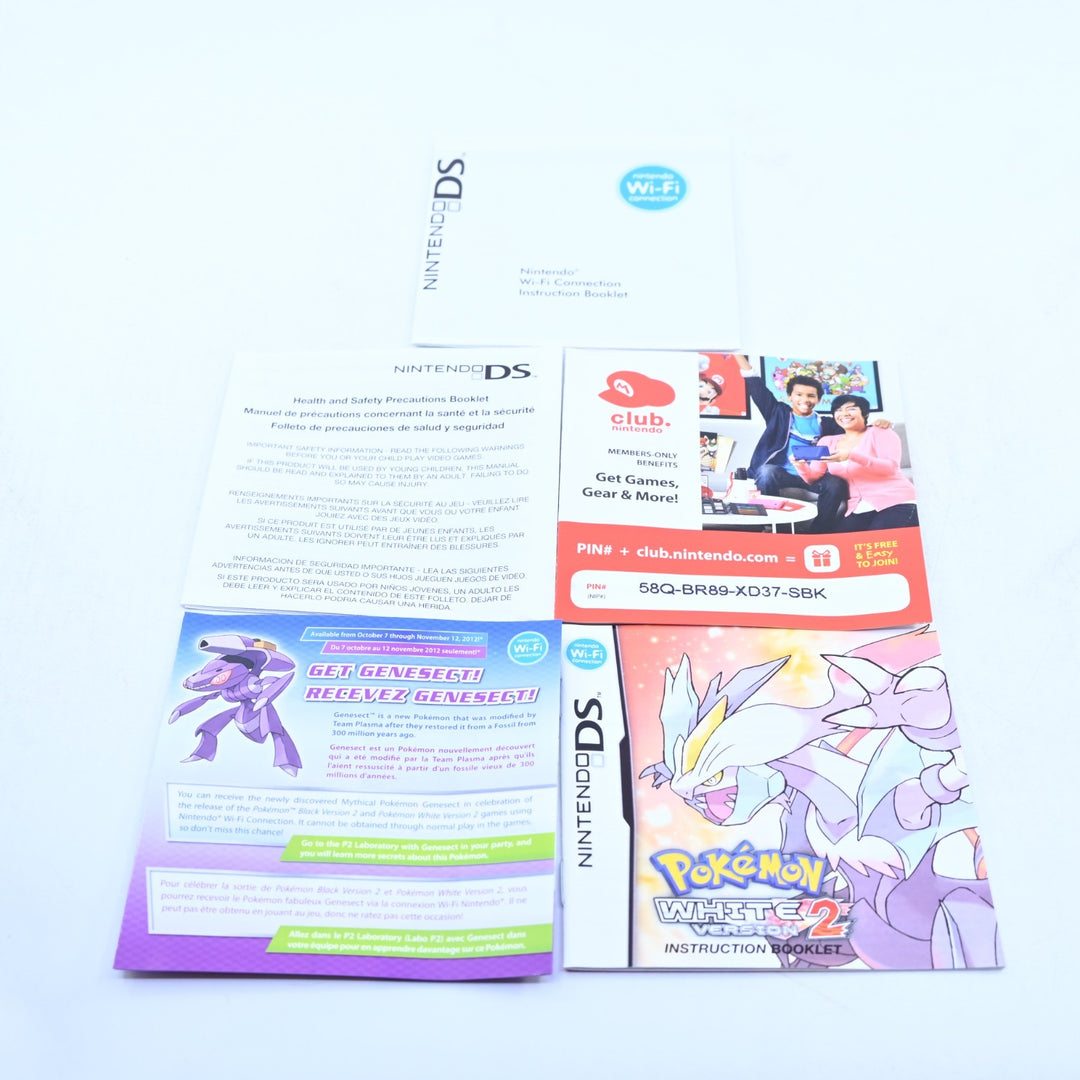 Pokemon White 2 - Nintendo DS Game - REGION FREE + Manual - FREE POST!