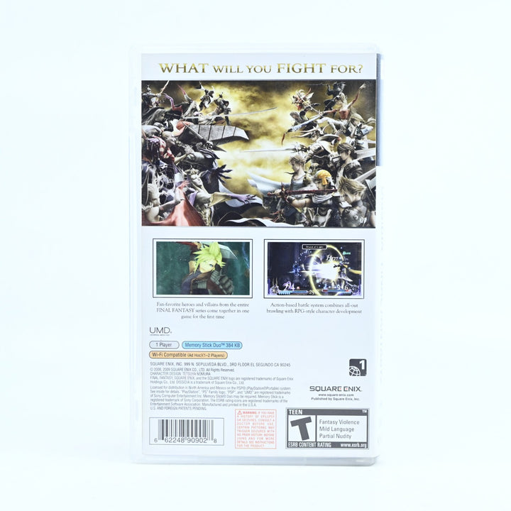 Dissidia Final Fantasy - Sony PSP Game + Manual - FREE POST!