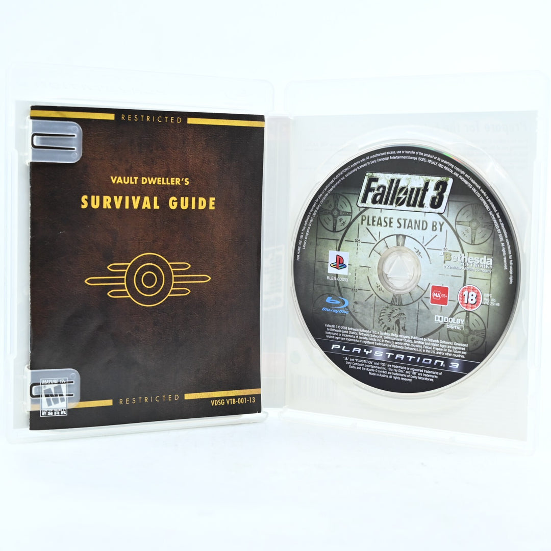 Fallout 3 - Sony Playstation 3 / PS3 Game + Manual - FREE POST!