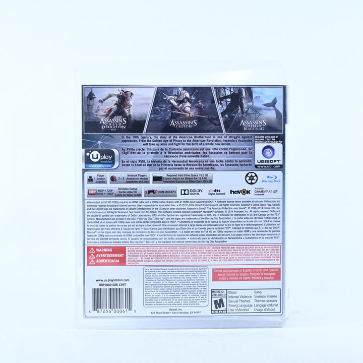 Assassin's Creed The Americas Collection - Sony Playstation 3 / PS3 Game