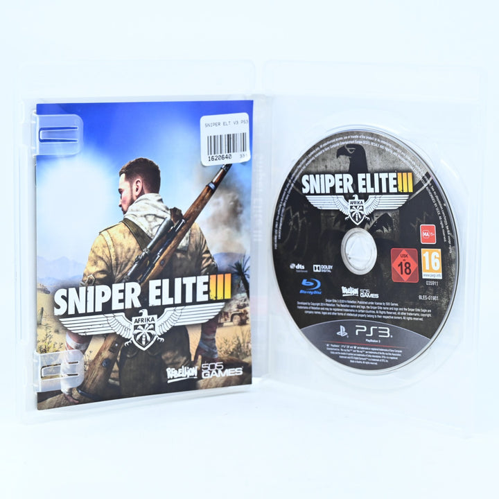 Sniper Elite III 3 Afrika - Sony Playstation 3 / PS3 Game + Manual - FREE POST!
