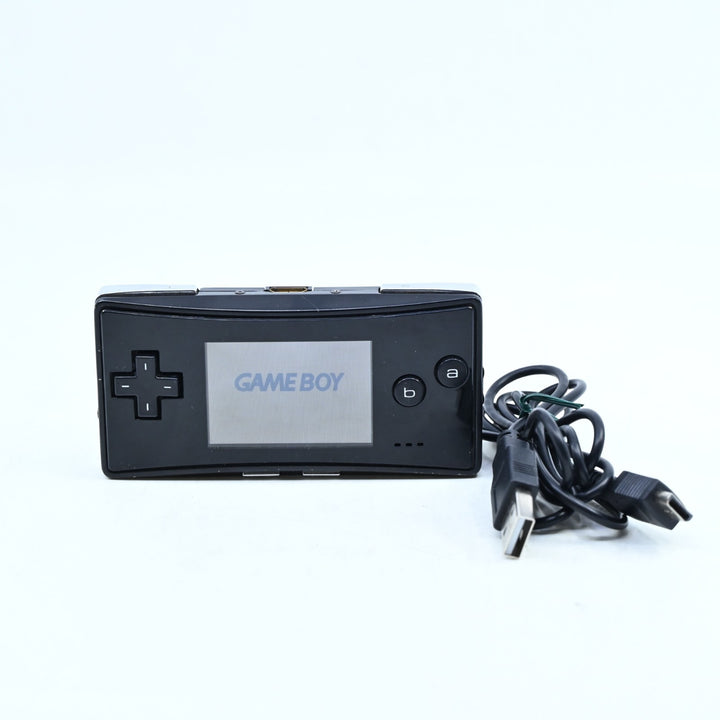 Black - OXY-001 - Nintendo Gameboy Micro Console / GBA Console - PAL