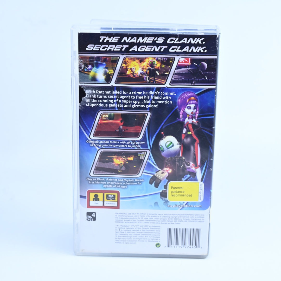 Secret Agent Clank - Sony PSP Game + Manual - FREE POST!