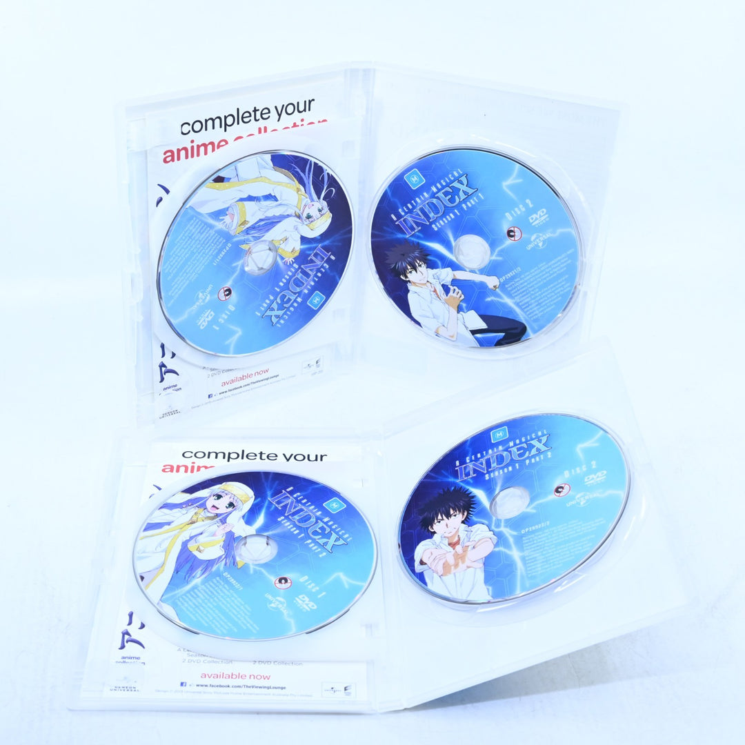 A Certain Magical Index - Seasons 1 & 2 - Region 4 - Anime DVD
