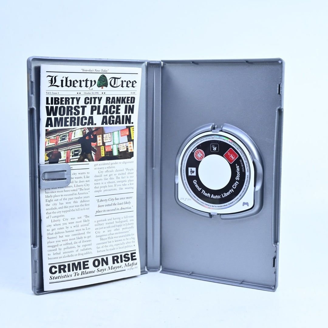 Grand Theft Auto: Liberty City Stories - Sony PSP Game + Manual - No Map