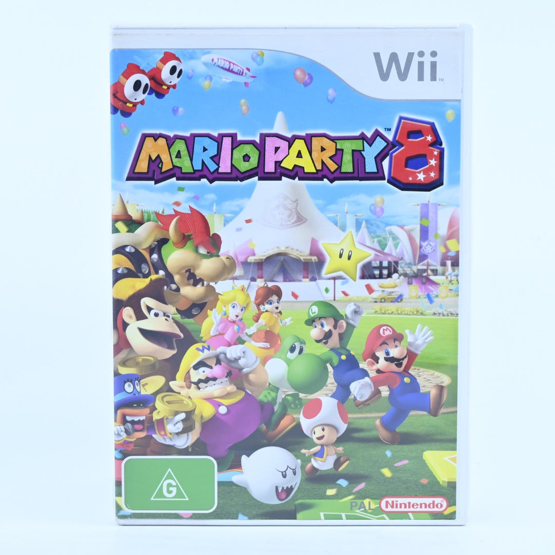Mario Party 8 - Nintendo Wii Game + Manual - PAL - MINT DISC!
