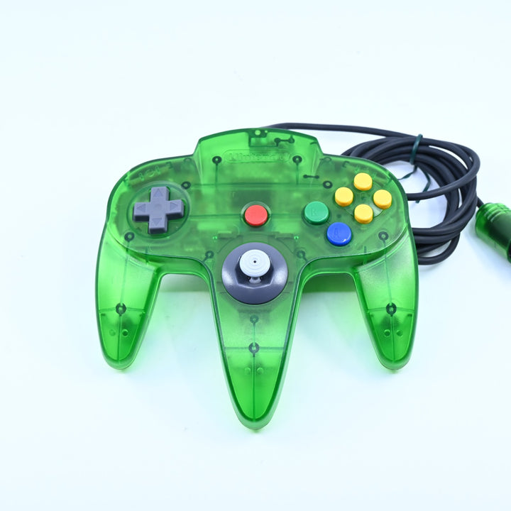 LIKE NEW! Jungle Green - N64 / Nintendo 64 Console - PAL - FREE POST!