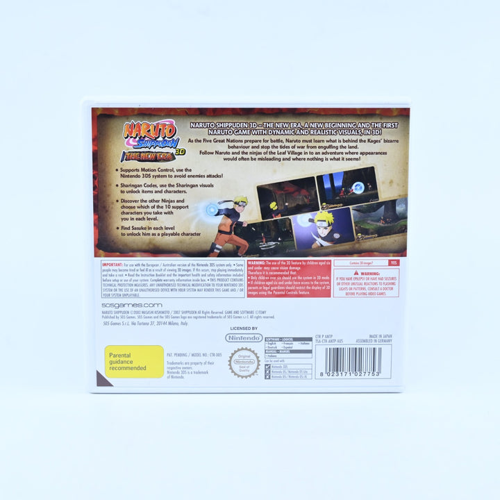Naruto Shippuden 3D: The New Era - Nintendo 3DS Game - PAL + Manual